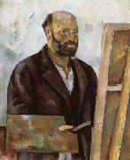 Paul Cezanne Self-Portrait with a Palette china oil painting reproduction